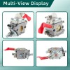 AUTOKAY Carburetor Kit For Walbro WT 997 668 Carb 23-30.5CC