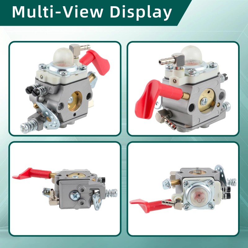 AUTOKAY Carburetor Kit For Walbro WT 997 668 Carb 23-30.5CC