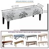 SPRINGRICO Stretch Dining Bench Cover, Removable Bench Slipcover Washable Bench