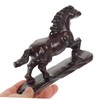 Alipis Wood Craft Horse Statue Horse Sculpture Ornament Simulation Animal