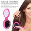 1st Choice Travel Folding Hair Brush Mirror Pocket Purse Car