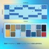 LIANGNISHI 16 Colors Full Glitter Eyeshadow Palette, Pearlescent Diamond, Multicolor