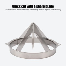 Fruit Cutter Blade Ergonomic Detachable Stainless Steel Sharp Apple Cutter Divider for Apples Pears Oranges 4 Section