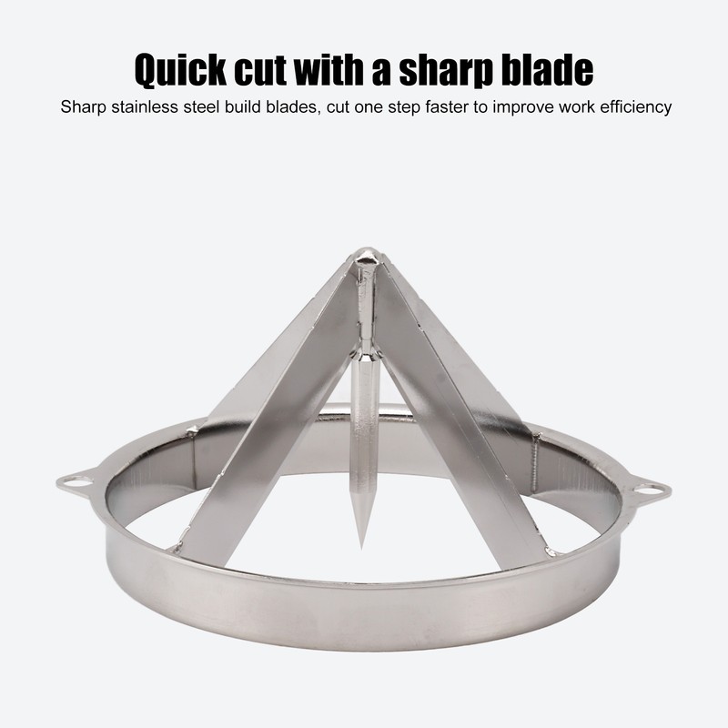 Fruit Cutter Blade Ergonomic Detachable Stainless Steel Sharp Apple Cutter