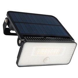 Brendz Paso Solar Outdoor Lamp with Motion Sensor, 1000 Lumens, IP54 Waterproof, 3 Light Modes, Solar LED Spotlight with Motion Sensor Outdoor