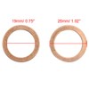 sourcing map Washers Pack of 20 19 mm Flat Seal