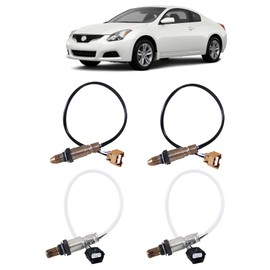 Eterpace Set of 4 Oxygen O2 Sensor Upstream & Downstream, Compatible with Infiniti JX35 2013 QX60 2014, Nissan Altima Pathfinder Quest 3.5L 2013-2014, EGO Lambda Air Fuel Ratio (AFR) Sensor