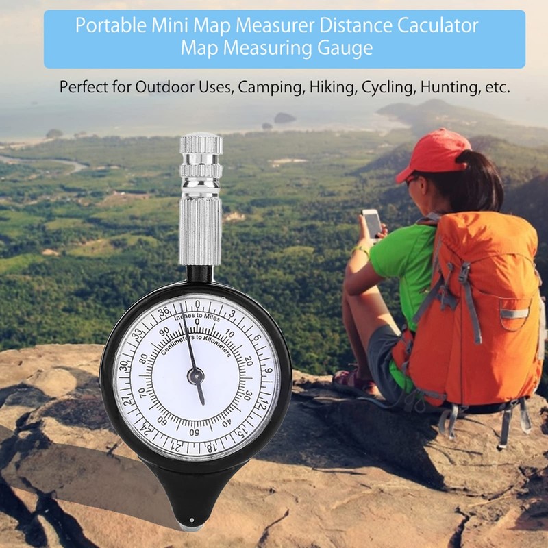 Map Measuring Wheel, Mini Outdoor Laser Measure Distance Caculator Mapping