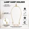 YOKIVE 9 Inch Lamp Harp, Detachable Lamp Shade Holder with