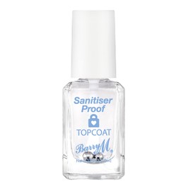 Barry M Cosmetics Santiser Proof Topcoat Nail Paint, Clear