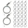 30 Pack Hexagon Garage Lights Suspension Cables Kit Steel Hanging