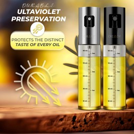 CREADY® 2 Pack Kitchen Oil Dispenser, 100ml, Oil Dispenser, Oil Dispenser, Air Fryer, Oil Dispenser, Oil Sprayer, Oil Dispenser, Oil Dispenser