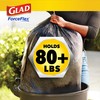 Glad Large 30 Gallon Trash Bags, Pine-Sol Heavy Duty Garbage