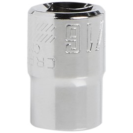 CRAFTSMAN Shallow Socket, SAE, 3/8-Inch Drive, 7/16-Inch, 6-Point (CMMT43002)