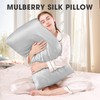 Silk Pillow Cases 2 Pack, ASXEU Mulberry Silk Pillowcase for