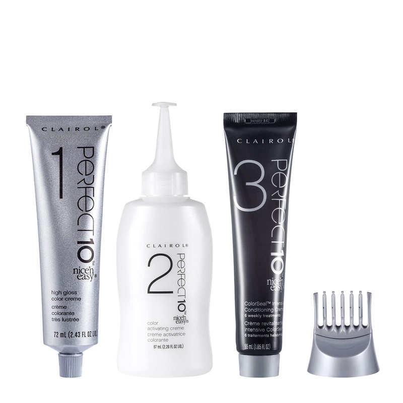 Clairol Nice'n Easy Perfect 10 Permanent Hair Dye, 5A Medium