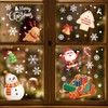 DKTIE Christmas Window Stickers, Navidad Snowflake Window Clings Stickers for
