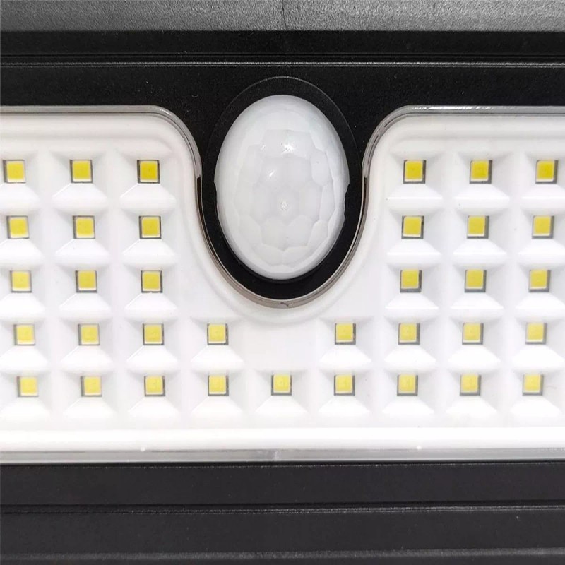Sunled Lampara Reflector 40 Led Solar Sensor De Movimiento Recarga