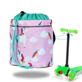 Knuffig Children's Handlebar Bag - Front Bicycle Basket, Fits Any Balance Bike, Scooter & Bicycle - Colourful Bag Bags for Little Explorers