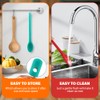 2pcs Extra Long Silicone Mixing Spoon,12 Inch Nonstick Heat Resistant