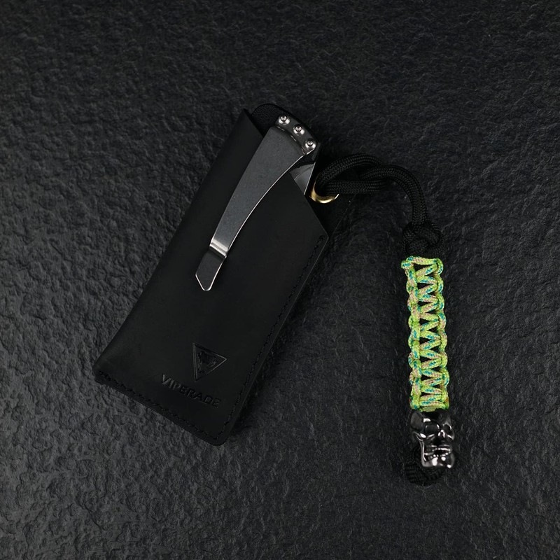 VIPERADE PJ11 Leather Knife Sheath for Belt, Knife Holster, Pocket