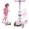 2 in 1 Kick Scooter with Removable Seat, 3 LED