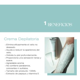 Farmasi 2 Cremas Depilatorias/ Piel Sensible Farmasi 100 Ml
