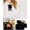 Lijun Vintage Band Women Big Bowtie Bee Bowknot Bow Tie