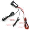 Car Internal and External Temperature Display, Fahrenheit Temperature, Dual Temperature