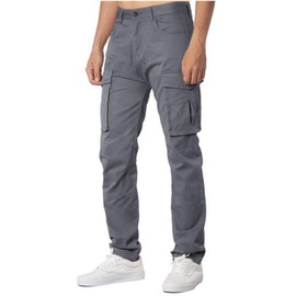 AIFARLD Men's Cargo Pants Lightweight Pants Relaxed Fit Stretch Joggers Hiking Travel Casual Work with Pockets Grey