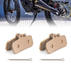 SMOTRCC Copper Sintered Brake Pads – Front & Rear Electric Dirt Bike Brake Pads for Surron Light Bee X/S, Talaria Sting MX3 MX4, Segway X160 X260 – Strong Bite, Heat-Resistant, Quiet & Rotor Safe