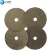 Z-LION 5"4Pcs Electroplated Diamond Polishing Pads Sanding Disc Grinding Wet
