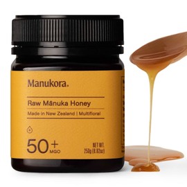 Manukora Raw Multifloral Mgo 50 Manuka Honey 8.82 Ounce Superfood Energy