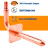 WHK 10 Packs 1/2 Inch Copper PEX Stub Out Pex-B
