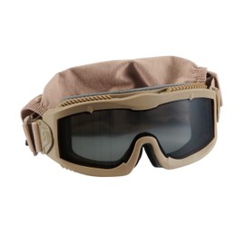 Lancer Tactical AERO 3mm Thick Lens Eye Protection Safety Goggle ANSI Z87 1 Rated Industry Standard w/Anti-Scratch Shield