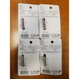 scünci 4 Pack: Scunci Butterfly Gold Claw Clip Purple & Green (6198/6181) R9P6a