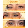 JIMIRE Manga Cluster Lashes Natural Looking 180Pcs Individual Eyelashes Wispy