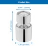 Hibbent NSF/ANSI/CAN 61 Certified Faucet Aerator, CUPC Certification 360° Swivel