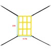 AOLIGEIJS Baseball Net Adjustable Strike Zone Target… (Strike Zone Pro,