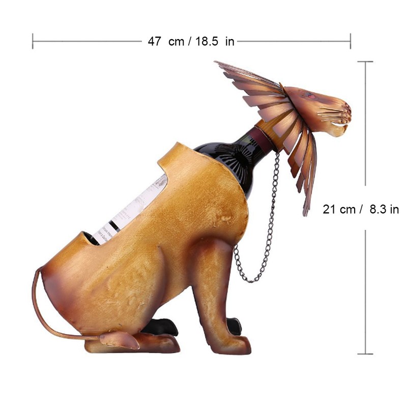 Unique Animal Shaped Wine Rack Red Wine Stand Holder Home