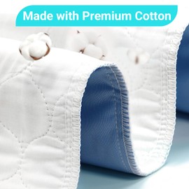 Heavy Absorbency Bed Pads 34"X76" (1 Pack), Washable and Reusable Incontinence Underpads, Waterproof Sheet and Mattress Protectors for Kids, Adults, Elderly and Pets