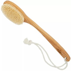 Kent FD10 Ashwood Back Scrubber for Shower Bath Brush and Body Scrubber