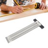 Ultra Accurate Marking T Ruler Stainless Steel Woodworking Scribing T