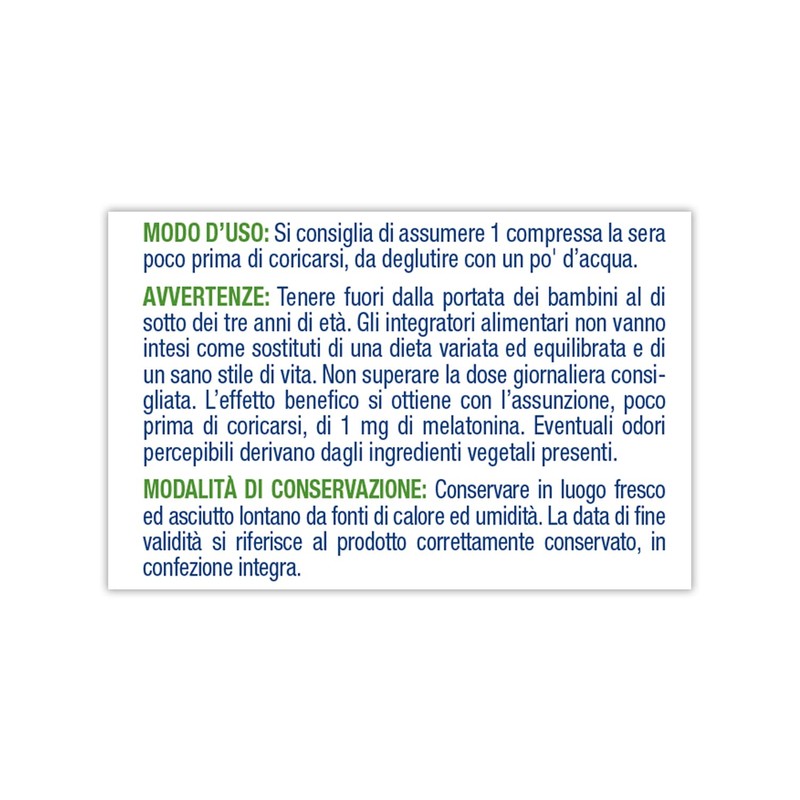 Melatonina Act + Forte 5 Complex, Integratore Alimentare, 60 Compresse