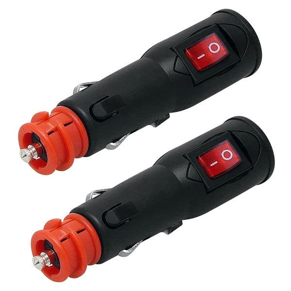 Bmocoen Adaptor Connection 12 V Plug with Fuse and Switch