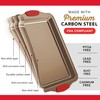 Baking Sheet Set, 3-Piece Cookie Sheet Set with Silicone Handles,