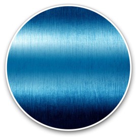 2 x 30cmVinyl Stickers - Blue Metallic Surface Decals for Car Van Luggage Scrap Book Fridge #3831