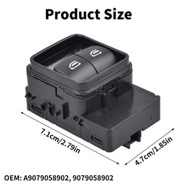 Power Window Switch for Mercedes Sprinter 907 910 2018-2022, Car Window Regulator Button A9079058902 Electric Window Switch Button