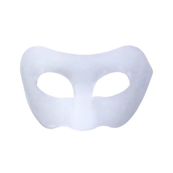 GSHLLO 3 Pcs DIY Paper Masks Plain Masquerade Masks Paintable