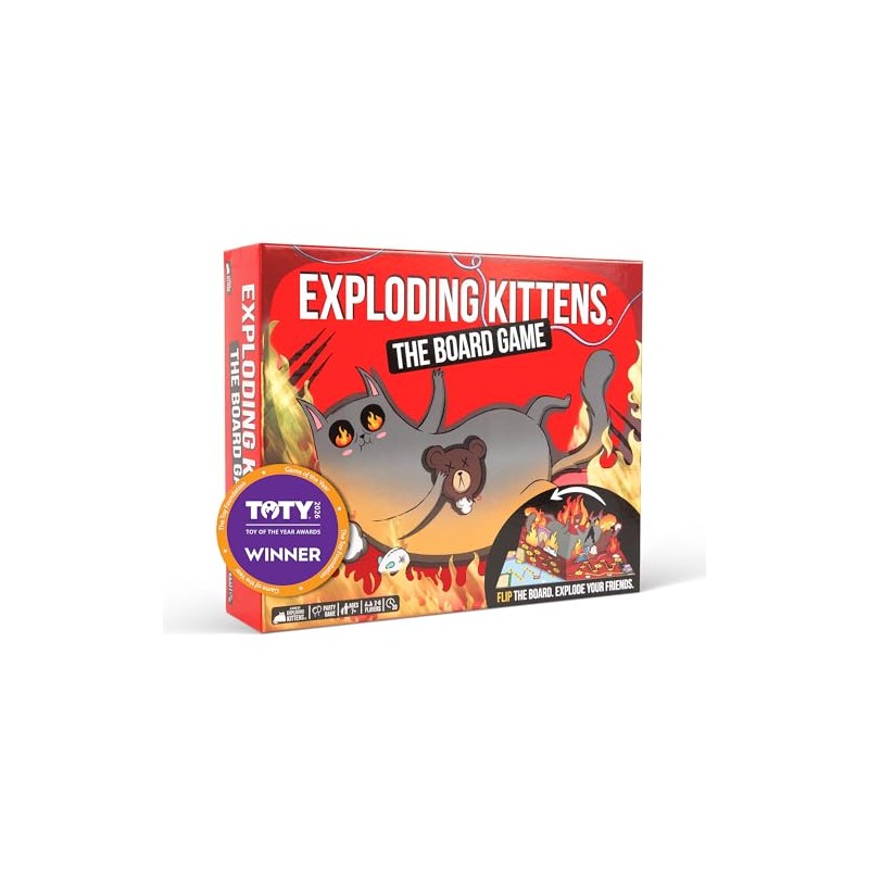 Exploding Kittens: The Board Game - The Action Packed Party